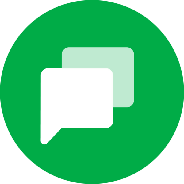 Google Chat logo.